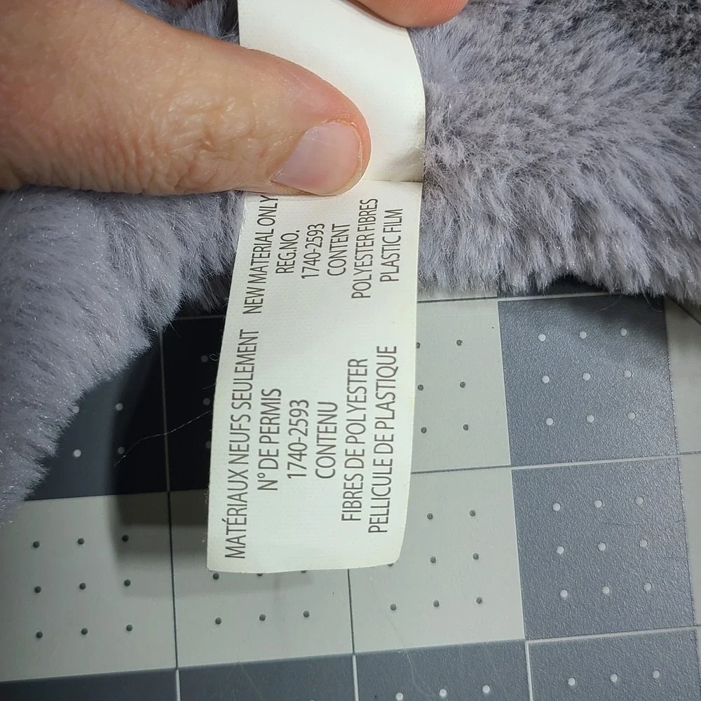 ELEPHANT LOVEY GRAY W WHITE PAWS & BELLY SECURITY BLANKET KELLY TOY FLAT CRINKLE